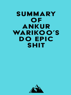 cover image of Summary of Ankur Warikoo's Do Epic Shit